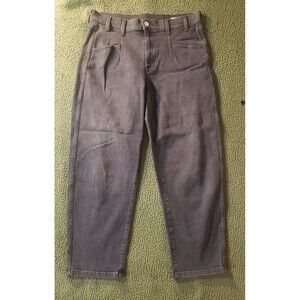 AYR Jeans Women’s Actual Size-33x26 (READ) Black The Beat Barrel Leg Stretch